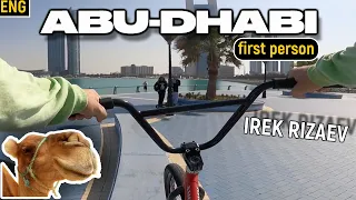 GoPro BMX ride through ABU-DHABI | First person view