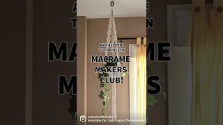 Things needed for making macrame!