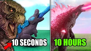 10 Seconds vs 10 Hour Godzilla Animation