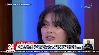 Usap-usapang muntik sagasaan si Ruru Madrid noon, "exaggerated" at "may... | 24 Oras