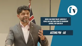 Acting Prime Minister, Aiyaz Sayed-Khaiyum | 16/01/2022