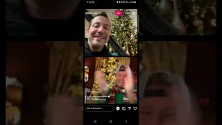 Backstreet Boys Howie and Brian Instagram live 12/13/23