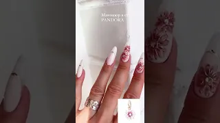 🔥РОСКОШНЫЙ маникюр в стиле Pandora 😍 #дизайнногтей #ногти #shorts