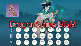 Genshin Impact/Windblume Festival - Moonlike Smile (DragonSpine BGM) with Windsong Lyre