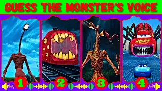 Guess Monster Voice Light Head, Train Eater, Siren Head, McQueen Eater Coffin Dance