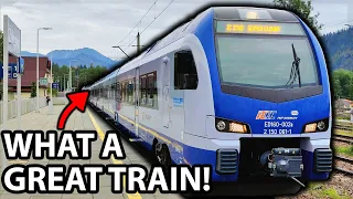 The BEST Stadler FLIRT train? PKP Intercity FIRST CLASS review! (Zakopane to Krakow)