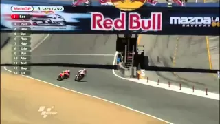 MotoGP Laguna Seca 2011-Sorpasso di Stoner su Lorenzo