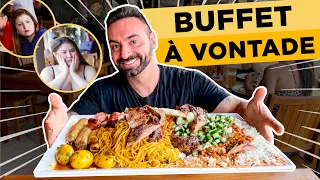 COMIDA A VONTADE POR 30 REAIS!! Todo mundo CHOCADO!!