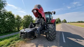 #87 Kombainas užklimpo, o massey vėl sugedo..