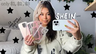 SHEIN iPhone 14 Pro Max cases 🧚🏼‍♀️ *under $3* | phone case collecting continues!