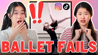 Epic Ballet Bloopers: Try Not To Wince Challenge 😱😱