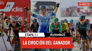 Winner's emotion - Stage 11 | #LaVuelta22