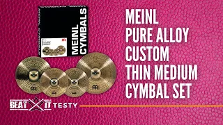 Versatile cymbals: Meinl Pure Alloy Custom Cymbal Pack I A Test by EN BeatitTV