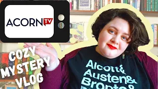 Watching Agatha Christie Adaptations and Cozy Mystery Shows | Acorn TV Vlog