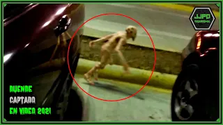 Strange Creature Goblin Caught on tape in Parking 2021 in the Real Life