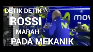 ROSSI MARAH PADA MEKANIK || MOTOGP 2017