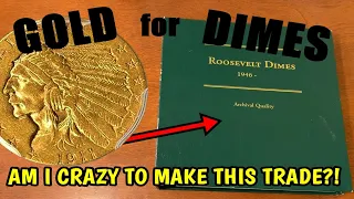 CRAZY GOLD FOR ROOSEVELT DIMES TRADE IS ONE OF THE BEST I'VE MADE! - HERE'S WHY?!