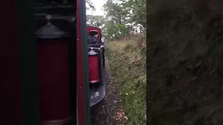 David Lloyd George wheel slip in the rain - Ffestiniog Railway 27/09/17