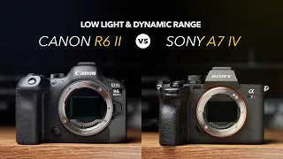 Canon R6 Mark II vs Sony A7 IV - Part 3: Dynamic Range & LOG ISO in Low Light