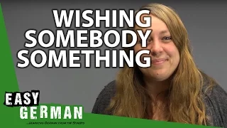 German with Arabic subtitles (4) - Wishing somebody something // التمنيات