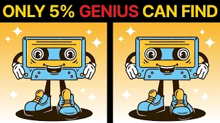 【Spot the Difference】Only 5% Genius Can Find ! brain game quiz !