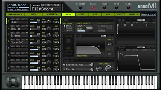 The Cure - A Strange Day (Instrumental cover on Korg M1 VST V1.0)