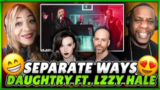 Amazing Chemistry!!!  Daughtry - Separate Ways (Worlds Apart)  ft. Lzzy Hale   (Reaction)