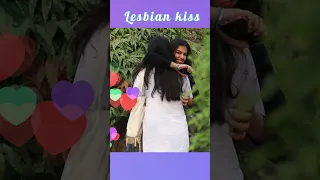 Lesbian girls kising ||smart diwakar prank || #lesbian #kiss #shortsfeed #shorts