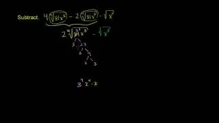 04   Simplifying radical expressions   07   Subtracting and simplifying radicals