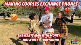 Making couples switching phones for 60sec 🥳 SEASON 2 ( 🇿🇦SA EDITION )|EPISODE 103 |