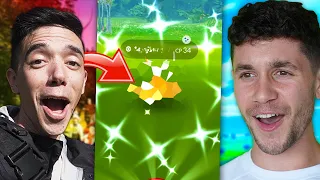 Famous Pokétubers' FIRST Shiny Pokémon Catches!