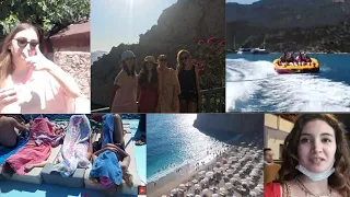 Kız Kıza Kaş kamp tatilimiz/İlk Ringo Deneyimi/Kaş Evren Camping/Tekne Turu/Kaleköy/Kaputaş plajı