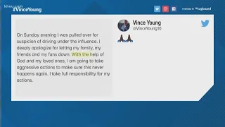 Vince Young apologizes for DWI arrest