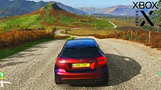 Forza Horizon 4 - Xbox Series X Optimized 4K 60FPS Gameplay (Mercedes A45)