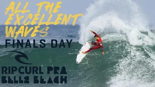 ALL THE EXCELLENT WAVES FROM THE RIP CURL PRO BELLS BEACH