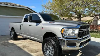 2020 Ram 2500 Cummins Deleted and Tuned MM3 Tuner 5 inch Straight Pipe.