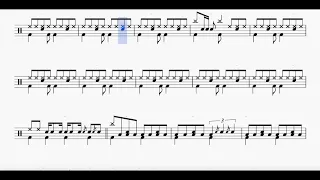 Drums Score : She Loves You - The Beatles