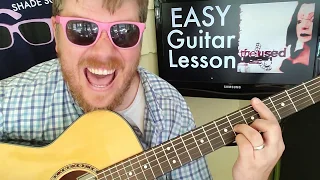 The Used - On My Own // easy guitar tutorial / PATREON REQUEST