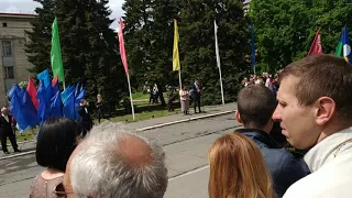 Парад в честь празднования дня победы г. Ровеньки 09.05.2019