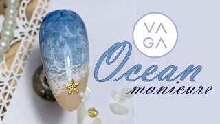 Ready for Summer? 🌊 OCEAN manicure tutorial by VAGA