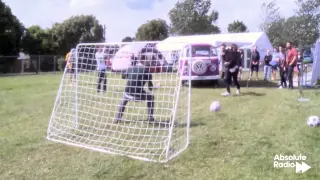 Large-Bastille's penalty shootout at Isle of Wight Festival 2013