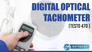 Testo 470 Digital Tachometer | RPM Measuring Instrument | Range: 0.1 to 19999 rpm | Speedometer |