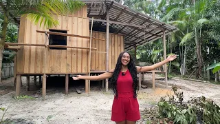 SHOWING the CONSTRUCTION of our HOUSE inside AMAZONAS