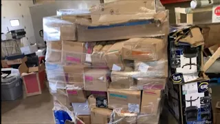 Unboxing and Breaking Down a Liquidation Pallet of Walmart Overstock