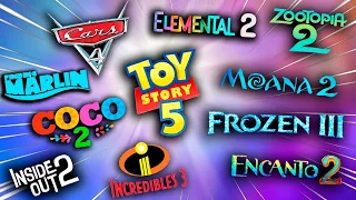 Estas serán las NUEVAS secuelas de PIXAR y Disney !! / Los Increibles 3, Toy Story 5, COCO 2