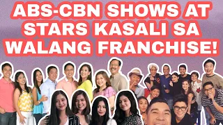 ABS-CBN SHOWS AT STARS KASAMA SA LISTAHAN KAHIT WALANG FRANCHISE! TV HOST MAY INILANTAD!