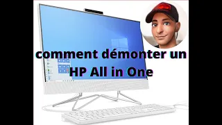 Démontage HP All in One 24 df0086nf « disassembly »