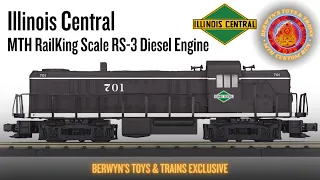 Illinois Central RS-3 Diesel Engine | MTH RailKing Custom Run