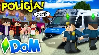 MINECRAFT DOM #22 - POSZUKIWANIA MOJEJ DZIEWCZYNY! *policja?!* | SIMSCRAFT