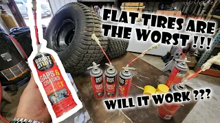 Save over $$1,000.00$$ Filling Lawnmower Tires With GREAT STUFF FOAM !! Cheap Skate Skills 101